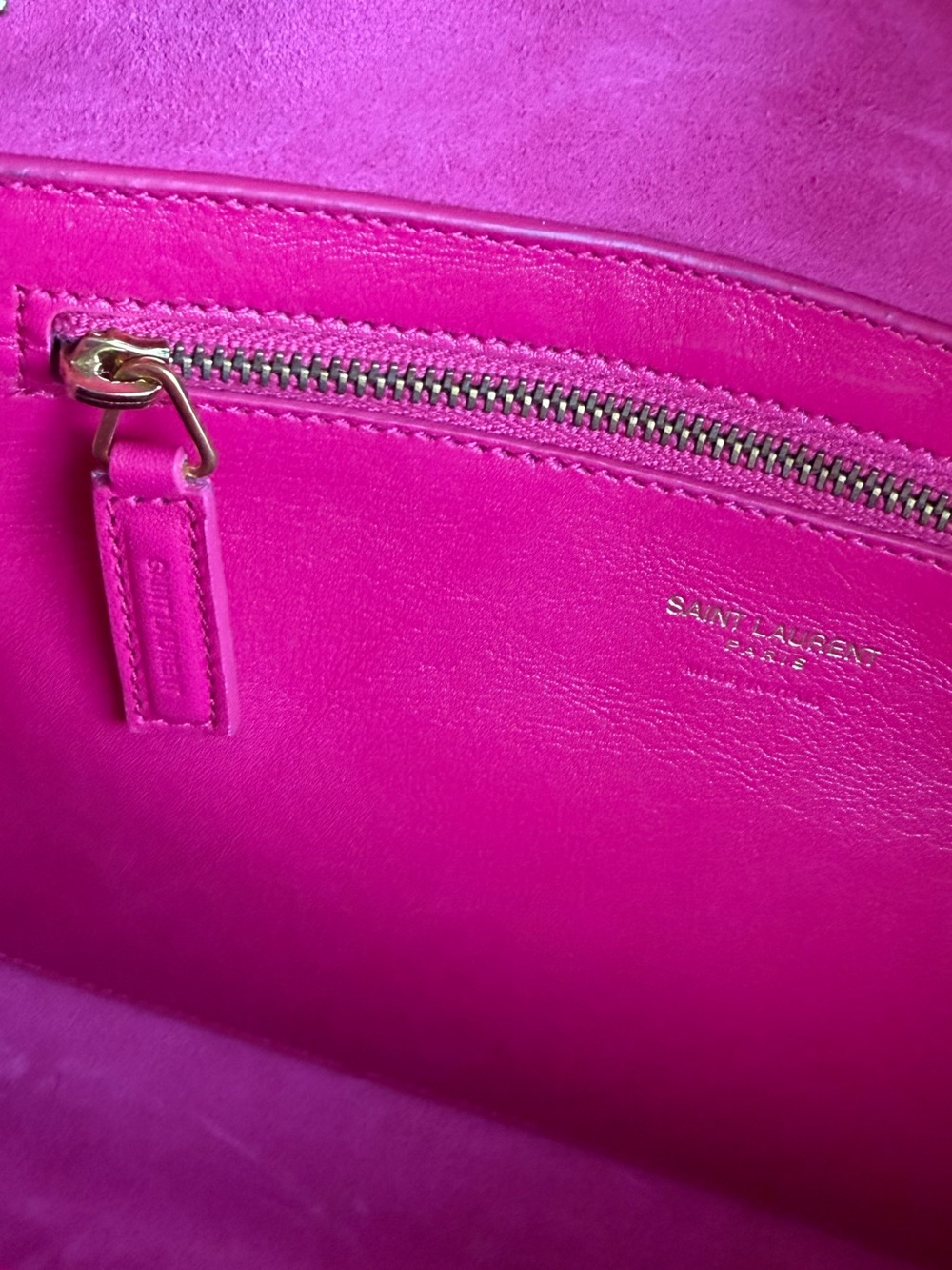 Saint Laurent Small Cabas Leather Satchel - Picture 12 of 17